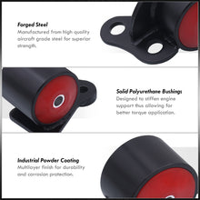 Load image into Gallery viewer, Honda Civic 1992-1995 / Del Sol 1993-1997 Automatic to Manual Transmission Conversion Engine Motor Mount Black with Red Polyurethane Bushings