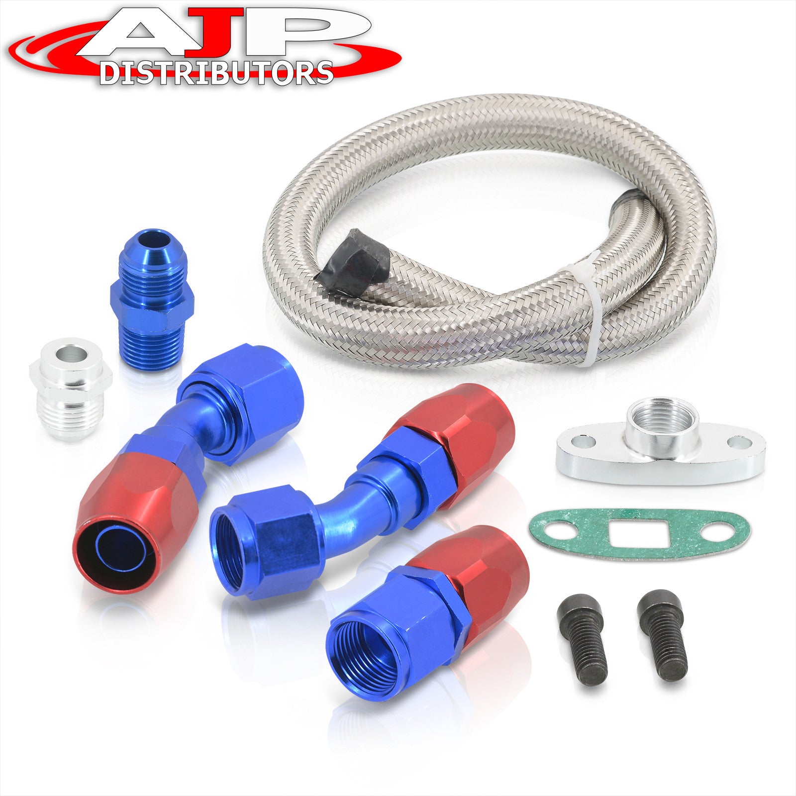 Complete Turbo Oil Return & Drain Line Kit – Universal Fit For T3, T4, T60, T70 Turbos