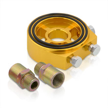 Load image into Gallery viewer, Oil Filter Pressure Sandwich Plate Gold
