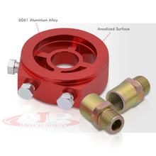 Load image into Gallery viewer, Oil Filter Pressure Sandwich Plate Red
