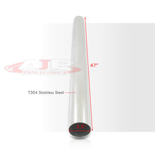 Load image into Gallery viewer, 4Ft (47inch) Long 3.5inch Outer Diameter T304 Straight Pipe Stainless Steel