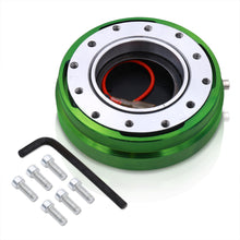 Load image into Gallery viewer, Universal Slim Style Steering Wheel Quick Release Green