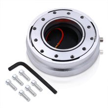 Load image into Gallery viewer, Universal Slim Style Steering Wheel Quick Release Silver