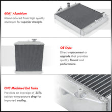 Load image into Gallery viewer, Honda Civic 1988-2000 / CRX 1988-1991 / Del Sol 1993-1997 D-Series SOHC Manual Transmission Aluminum Radiator