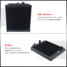 Load image into Gallery viewer, Honda Civic 1988-2000 / CRX 1988-1991 / Del Sol 1993-1997 D-Series SOHC Manual Transmission Aluminum Radiator Black