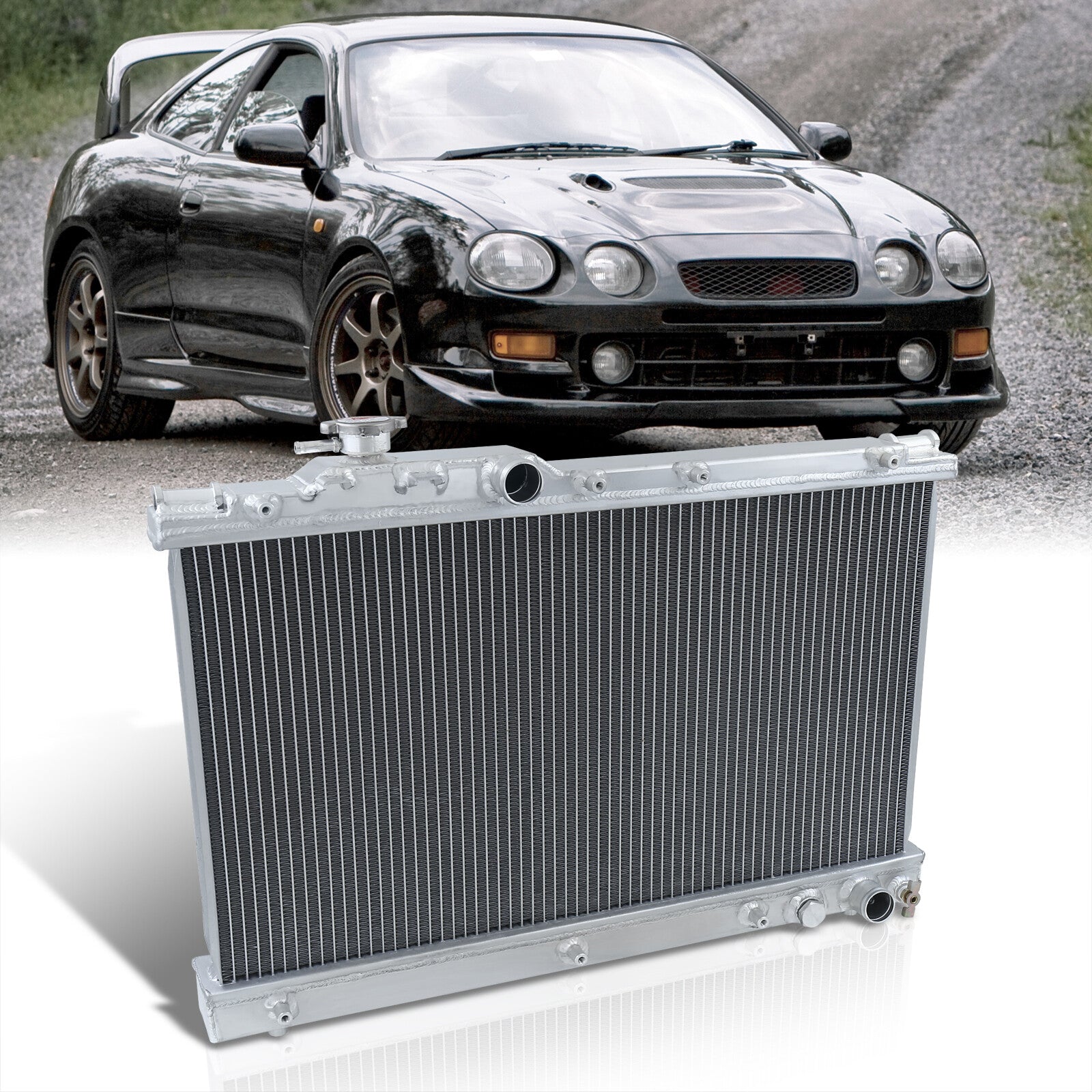 Toyota Celica 2.2L 1994-1999 Manual Transmission Aluminum Radiator