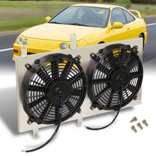 Load image into Gallery viewer, Acura Integra 1994-2001 M/T Aluminum Radiator Dual Fan Shroud