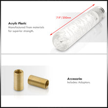Load image into Gallery viewer, Universal M8 M10 M12 200MM Smooth Bubble Shift Knob Clear