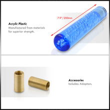 Load image into Gallery viewer, Universal M8 M10 M12 200MM Smooth Bubble Shift Knob Blue