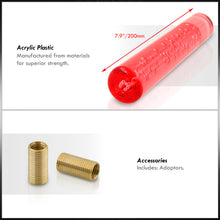 Load image into Gallery viewer, Universal M8 M10 M12 200MM Smooth Bubble Shift Knob Red
