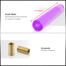 Load image into Gallery viewer, Universal M8 M10 M12 200MM Smooth Bubble Shift Knob Purple