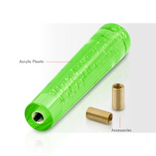 Load image into Gallery viewer, Universal M8 M10 M12 200MM Smooth Bubble Shift Knob Green