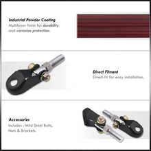 Load image into Gallery viewer, Honda Civic DX LX EX 2001-2005 Rear Lower Strut Bar Red