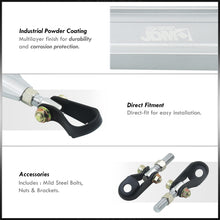 Load image into Gallery viewer, Acura Integra 1994-2001 / Honda Civic 1988-1995 / CRX 1988-1991 / Del Sol 1993-1997 Rear Lower Strut Bar Silver