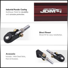 Load image into Gallery viewer, Honda Civic 1996-2000 Rear Lower Strut Bar Red