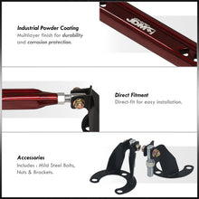 Load image into Gallery viewer, Honda Accord 1994-1997 Front Upper Strut Bar Red