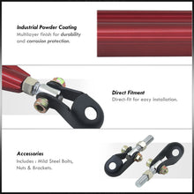Load image into Gallery viewer, Honda Accord 1994-1997 Rear Lower Strut Bar Red
