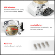 Load image into Gallery viewer, GM LS1 102mm Throttle Body Plate Silver