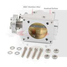 Load image into Gallery viewer, Nissan SR20 S14/S15 70mm Throttle Body Plate Silver