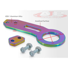 Load image into Gallery viewer, Universal 10mm Rear Tow Hook Kit Neo Chrome
