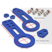 Load image into Gallery viewer, Universal 8mm Front and Rear Tow Hook Kit Blue