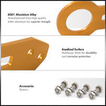 Load image into Gallery viewer, Universal 8mm Front and Rear Tow Hook Kit Gold