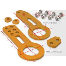 Load image into Gallery viewer, Universal 8mm Front and Rear Tow Hook Kit Gold
