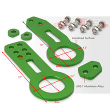 Load image into Gallery viewer, Universal 8mm Front and Rear Tow Hook Kit Green