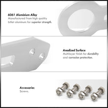 Load image into Gallery viewer, Universal 8mm Front and Rear Tow Hook Kit Silver