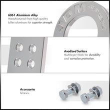 Load image into Gallery viewer, JDM Sport Universal Front Tow Hook Kit Gen 1 Chrome