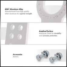 Load image into Gallery viewer, JDM Sport Universal Front Tow Hook Kit Gen 1 White