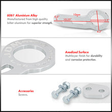 Load image into Gallery viewer, JDM Sport Universal Rear Tow Hook Kit Gen 1 Chorme