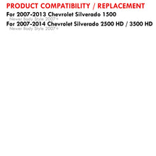 Load image into Gallery viewer, Chevrolet Silverado 2007-2013 LED Bar Tail Lights Chrome Housing Clear Len Red Tube