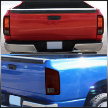 Load image into Gallery viewer, Dodge Ram 1500 2007-2008 / 2500 3500 2007-2009 LED Tail Lights Chrome Housing Red Smoke Len