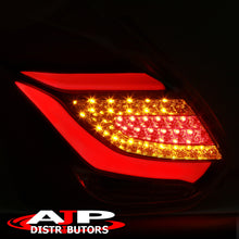 Load image into Gallery viewer, Ford Focus Hatchback 2012-2014 LED Bar Tail Lights Black Housing Clear Len Red Tube