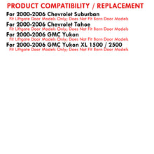 Load image into Gallery viewer, Chevrolet Suburban Tahoe 2000-2006 / GMC Yukon XL 2000-2006 / Yukon Denali 2001-2006 LED Tail Lights Black Housing Clear Len (Excluding Barn Door Trunks)