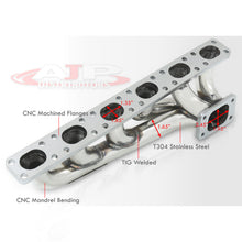 Load image into Gallery viewer, BMW 3 Series E36 M50 M52 S50 S52 L6 T3 Stainless Steel Turbo Manifold