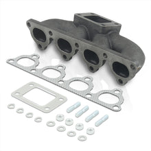 Load image into Gallery viewer, Honda Civic 1988-2000 / CRX 1988-1991 / Del Sol 1993-1997 D-Series D15 D16 Cast Iron Turbo Manifold (Keeps AC & PS)