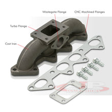 Load image into Gallery viewer, Honda Accord 1994-2002 F22 F22B F23A T3/T4 Cast Iron Turbo Manifold