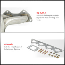 Load image into Gallery viewer, Eagle Talon 1990-1999 / Mitsubishi Eclipse 1989-1999 4G63T 2.0L T3 Stainless Steel Turbo Manifold (No Wastegate Flange)