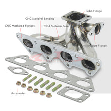 Load image into Gallery viewer, Eagle Talon 1990-1999 / Mitsubishi Eclipse 1995-1999 / Lancer EVO 2002-2006 4G63 2.0L T3/T4 Stainless Steel Turbo Manifold (35mm/38mm Wastegate Flange)