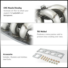Load image into Gallery viewer, Ford Probe 1994-1997 / Mazda 626 1993-2002 / MX6 1993-1997 / Protégé 1993-2003 1.8L 2.0L T2 Stainless Steel Turbo Manifold