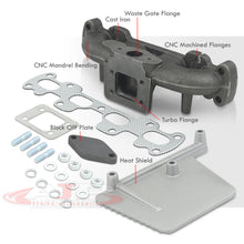 Load image into Gallery viewer, Mazda Miata MX5 1994-2005 1.8L T25/T28 Cast Iron Turbo Manifold