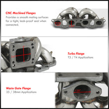 Load image into Gallery viewer, Nissan 240SX 1989-1998 SR20DET T3/T4 Top Mount Stainless Steel Turbo Manifold