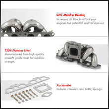 Load image into Gallery viewer, Nissan 240SX 1989-1998 SR20DET T3/T4 Top Mount Stainless Steel Turbo Manifold