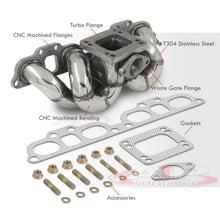 Load image into Gallery viewer, Nissan 240SX 1989-1998 SR20DET T3/T4 Top Mount Stainless Steel Turbo Manifold