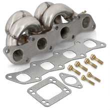 Load image into Gallery viewer, Nissan 240SX 1989-1998 KA24 T3/T4 Top Mount Stainless Steel Turbo Manifold