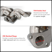 Load image into Gallery viewer, Nissan 240SX 1989-1998 KA24 T3/T4 Top Mount Stainless Steel Turbo Manifold