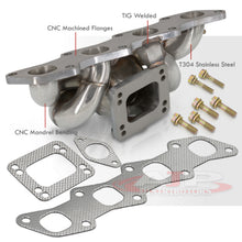 Load image into Gallery viewer, Nissan 240SX 1989-1998 KA24 T3/T4 Top Mount Stainless Steel Turbo Manifold