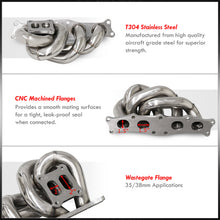 Load image into Gallery viewer, Toyota Celica 1988-1999 / MR2 1990-1995 3SGTE 2.0L CT25/CT26 Stainless Steel Turbo Manifold